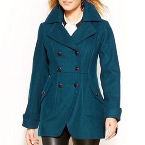 Guess Jackets & Blazers - ✨HP✨ Guess Teal Coat